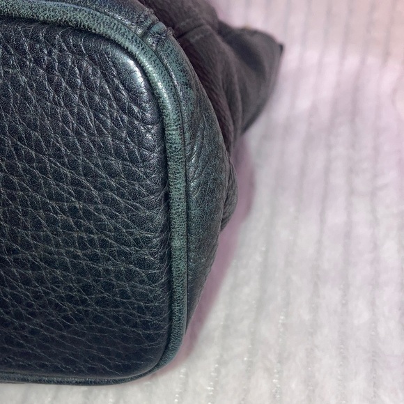 Coach VINTAGE 90’s  Black pebbled  Leather Shoulder Bag No-4924 NO CALLOUTS - Picture 5 of 13